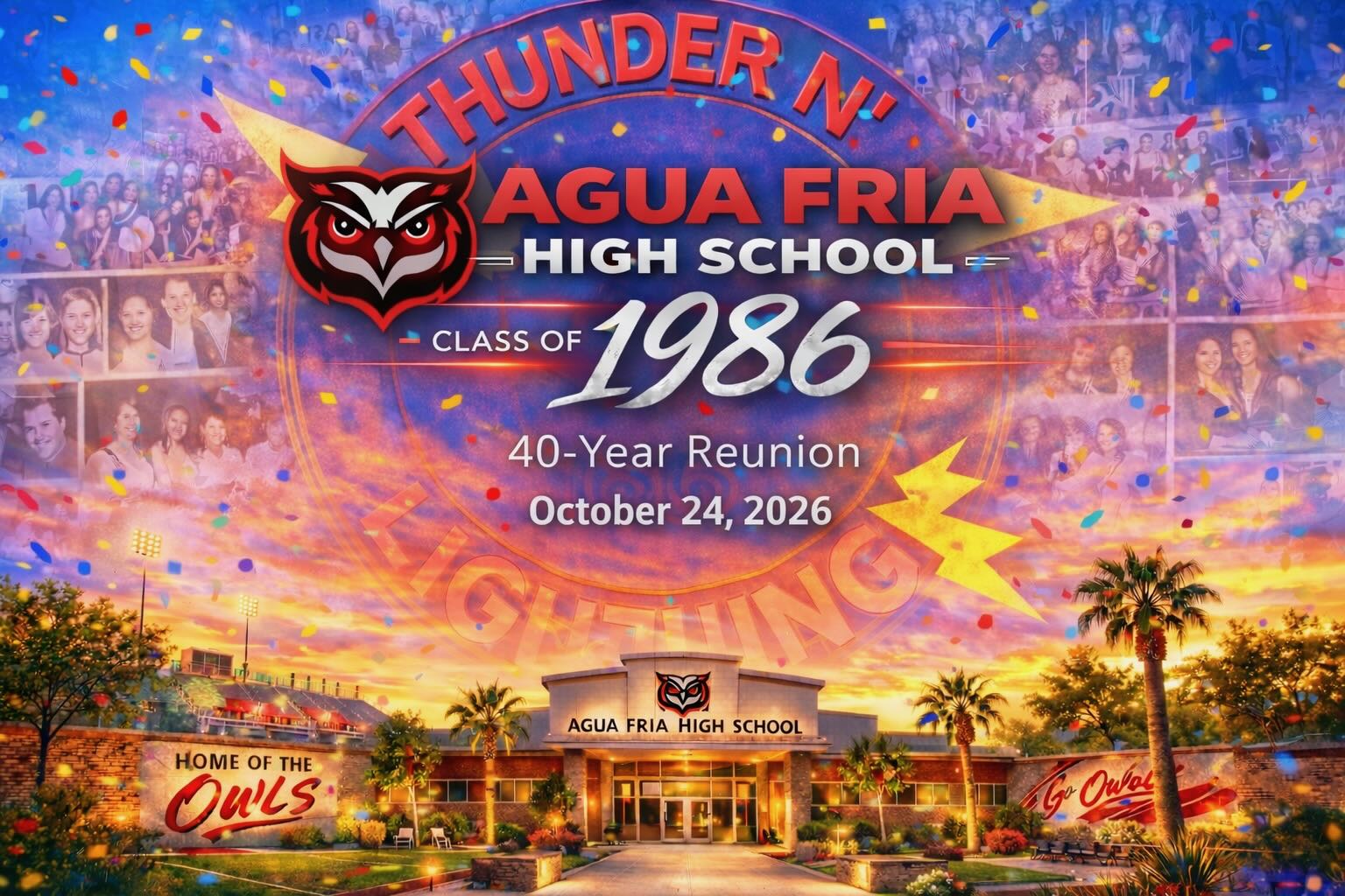 Agua Fria High School Class of 1986 — 40-Year Reunion Celebration
